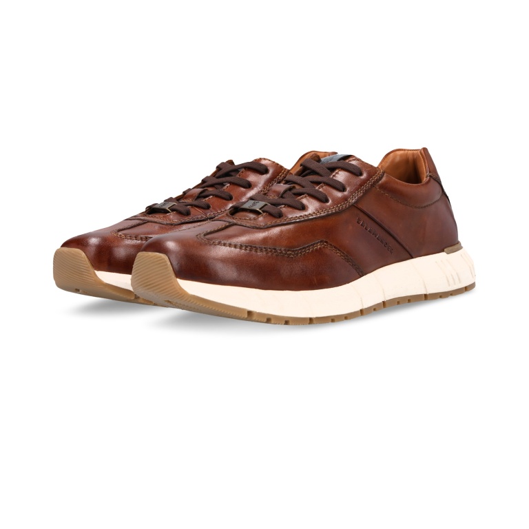 Salamander Sneakers (Smooth Leather) E31-ASA05-1100-6300 Cognac Brown Men's